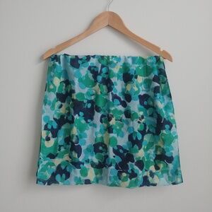 4/$20 Blue green abstract floral watercolour spot soft infinity scarf